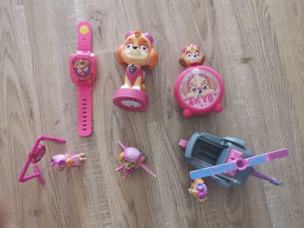 Paw Patrol Skye figuren, knuffels en accessoires, Ophalen of Verzenden, Zo goed als nieuw