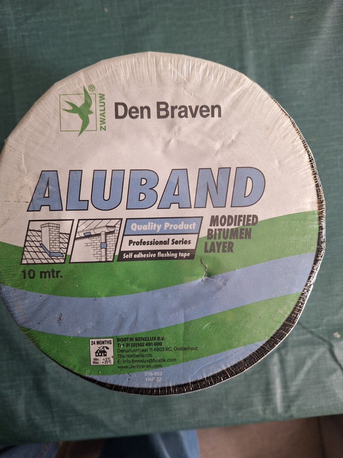 ZWALUW ALUBAND B=150 mm x 10 mtr - Zelfklevende Bitumenband, Ophalen of Verzenden