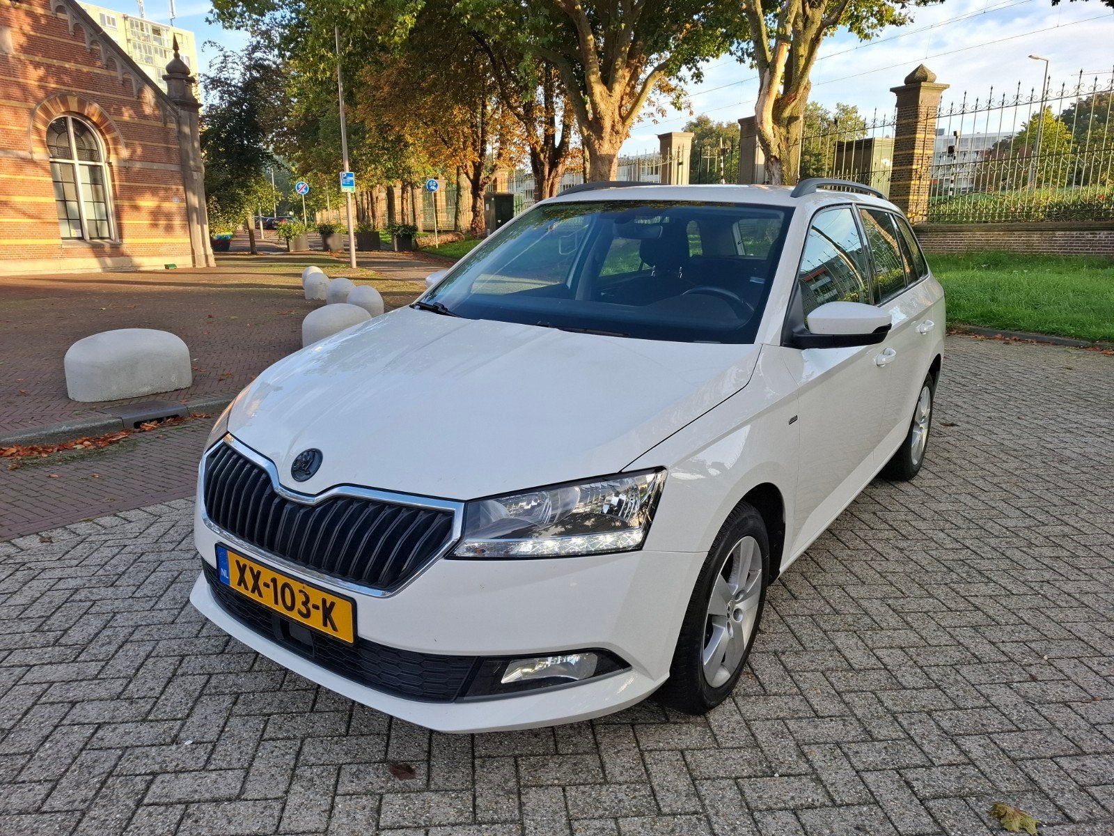 Skoda Fabia 1.0 TSI Greentech 95pk 2019 Wit, Voorwielaandrijving, Zwart, Origineel Nederlands, Stationwagon
