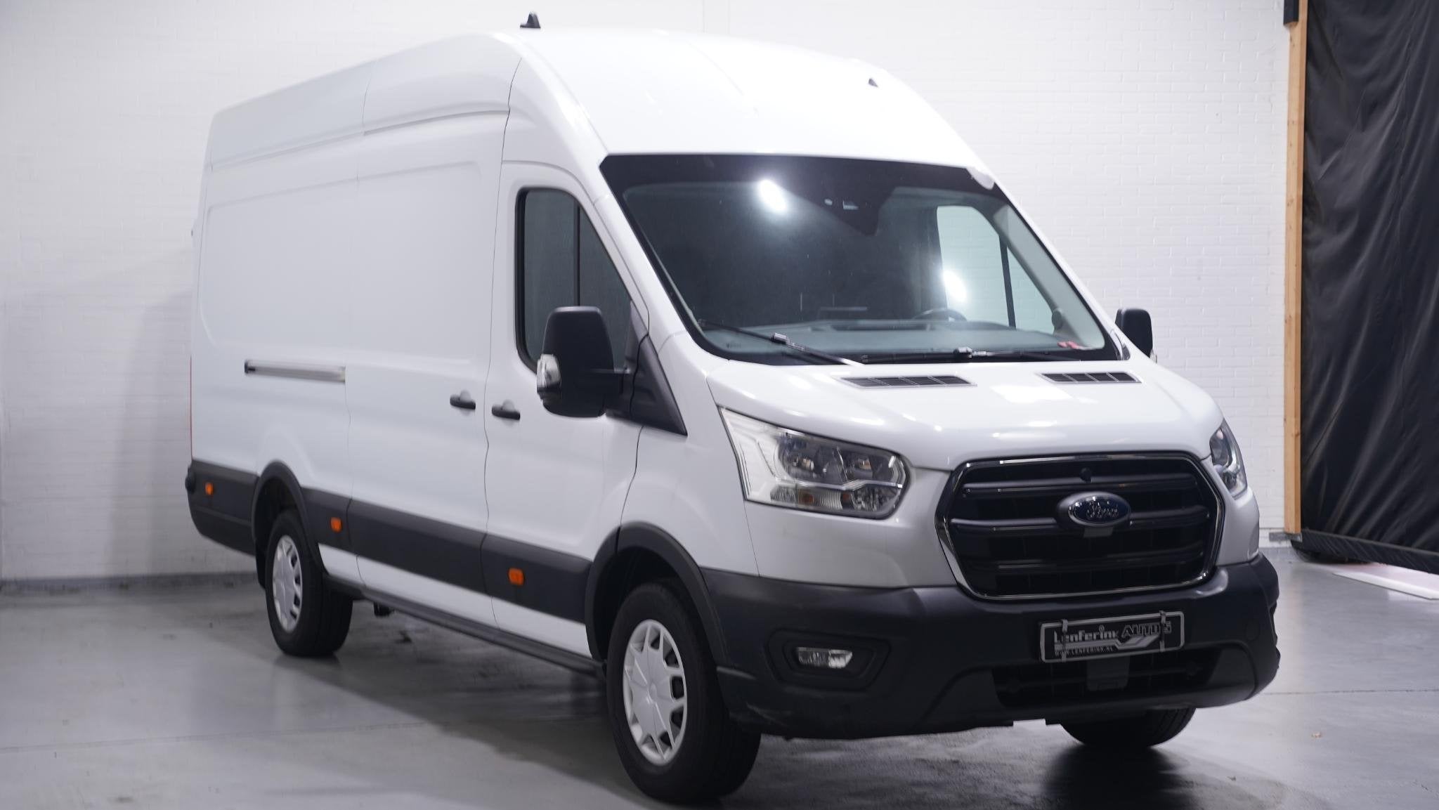Ford Transit 2.0 TDCI 130 pk L4H3 Trend Navi, Camera, Airco, Gebruikt, 4 cilinders, Wit, 14 km/l