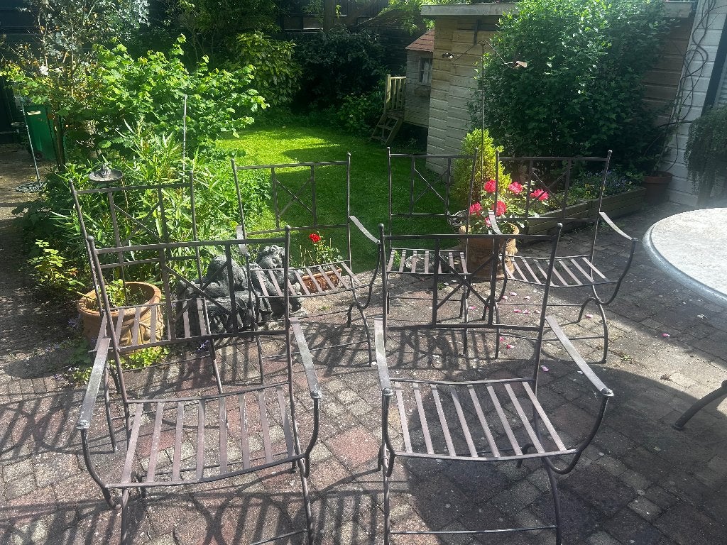Tuinstoelen, Ophalen, Gebruikt, Metaal