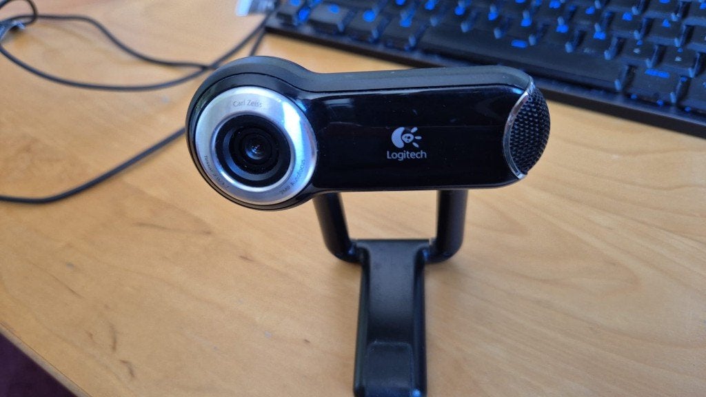 Logitech QuickCam Pro 9000, Computers en Software, Webcams, Gebruikt, Bedraad, Microfoon, Ophalen of Verzenden