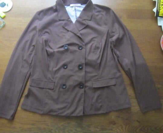 Studio Anneloes blazer XL bruin streepje nieuw, Bruin, Maat 46/48 (XL) of groter, Ophalen of Verzenden, Zo goed als nieuw