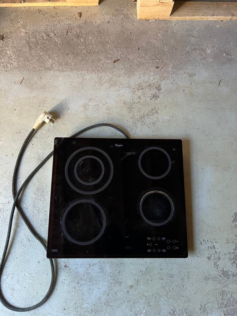 Kookplaat whirlpool, Witgoed en Apparatuur, Ovens, Gebruikt, Inbouw, Whirlpool, Ophalen of Verzenden