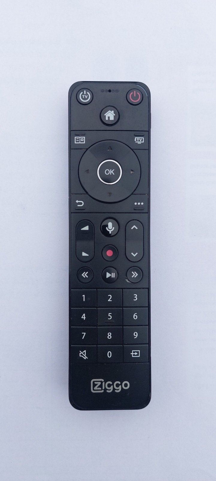 Afstandsbediening Ziggo, Ophalen of Verzenden, Zo goed als nieuw, Origineel, Mediaspeler