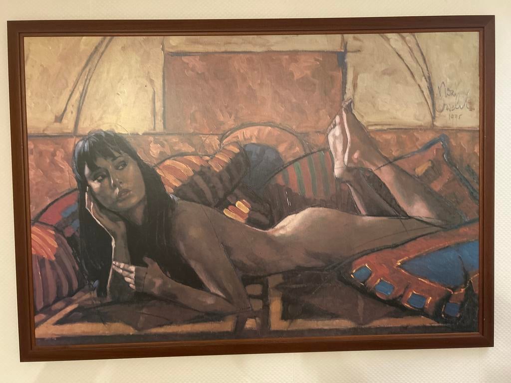 Art print   'Liggend Naakt'  (1995), Ophalen