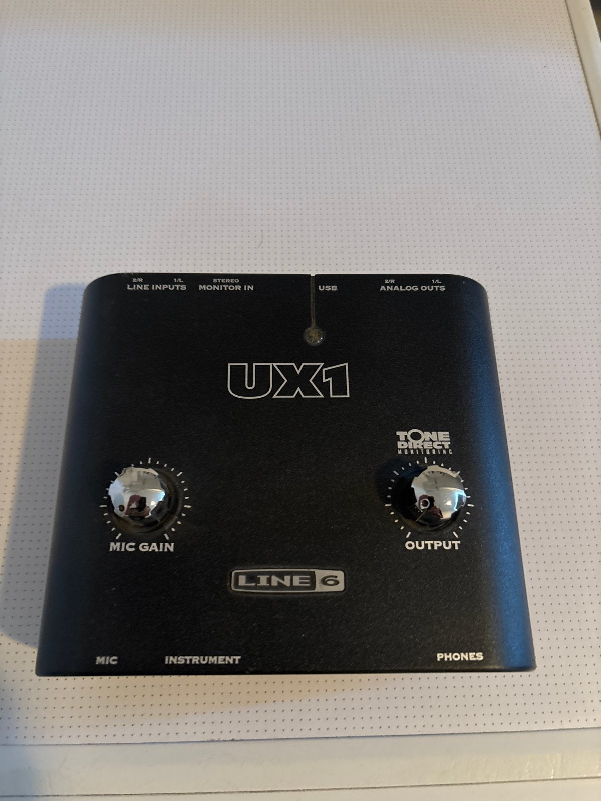 Line 6 UX1 USB Audio Interface, Muziek en Instrumenten, Effecten, Ophalen of Verzenden, Gebruikt, Overige typen