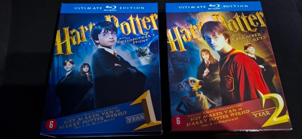 Harry Potter 1 en 2 – Ultimate Edition Blu-ray + DVD, Ophalen of Verzenden, Zo goed als nieuw, Science Fiction en Fantasy