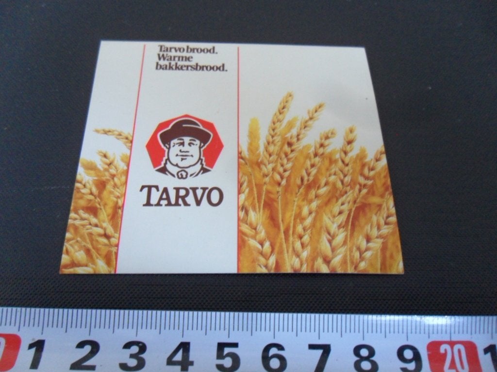 sticker TARVO brood Warme bakkersbrood *, Ophalen, Zo goed als nieuw