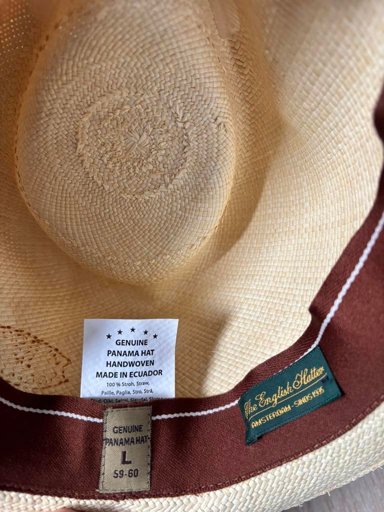 Nieuwe Panama trilby hoed van the English Hatter, Ophalen of Verzenden, Zo goed als nieuw, One size fits all