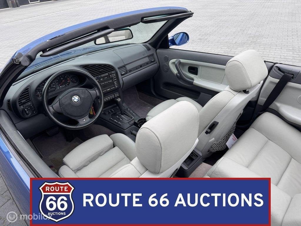 BMW M3 Cabriolet (E36) | 1999 | Route 66 Auctions, Auto's, Overige carrosserieën, Zwart, Bedrijf, Handgeschakeld
