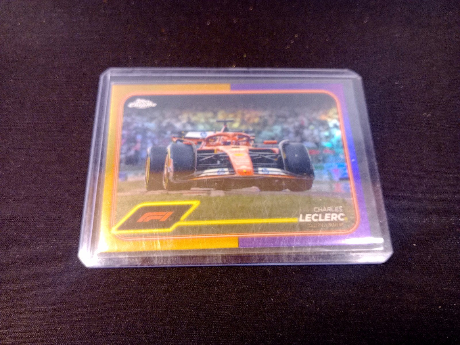 Charles Leclerc Topps Chrome F1 2024 - Ferrari HP #75, Ophalen of Verzenden, Zo goed als nieuw, Formule 1