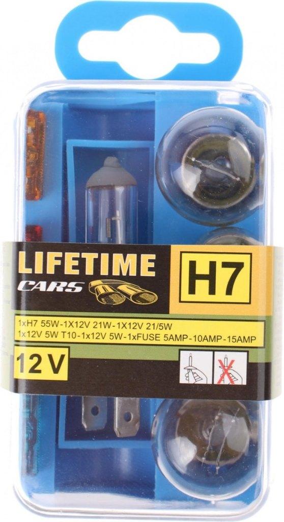 NIEUW RESERVELAMPENSET Auto H7 12 Volt 8-delig, Ophalen of Verzenden, Nieuw