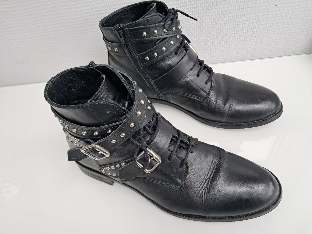 schoenen Laarsjes Toral  Maat : 40 Kleur : Zwart, Zwart, Lage of Enkellaarzen, Ophalen of Verzenden, Zo goed als nieuw