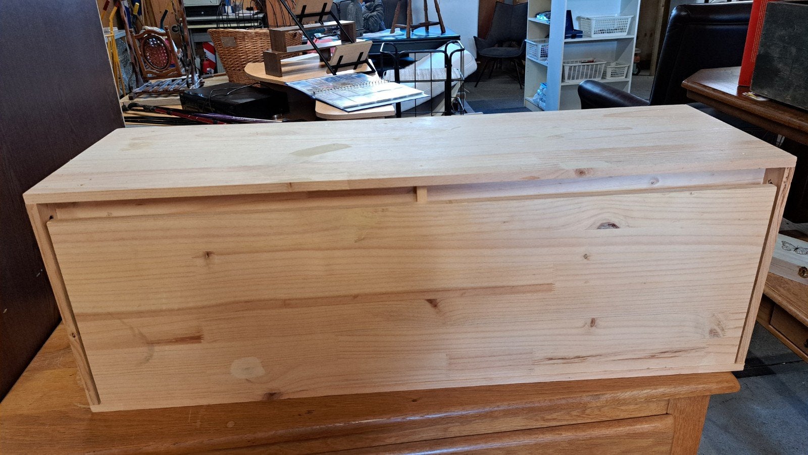 Houten wandkastje met klepdeur - Nieuw, Ophalen, Nieuw