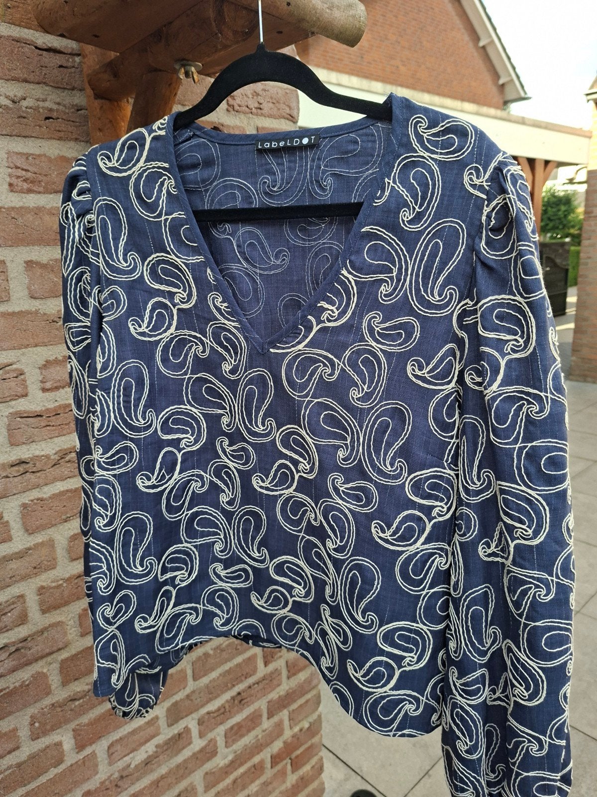 Nieuwe Label DOT blouse maat 44 - Nooit gedragen, Label DOT, Blauw, Maat 42/44 (L), Nieuw