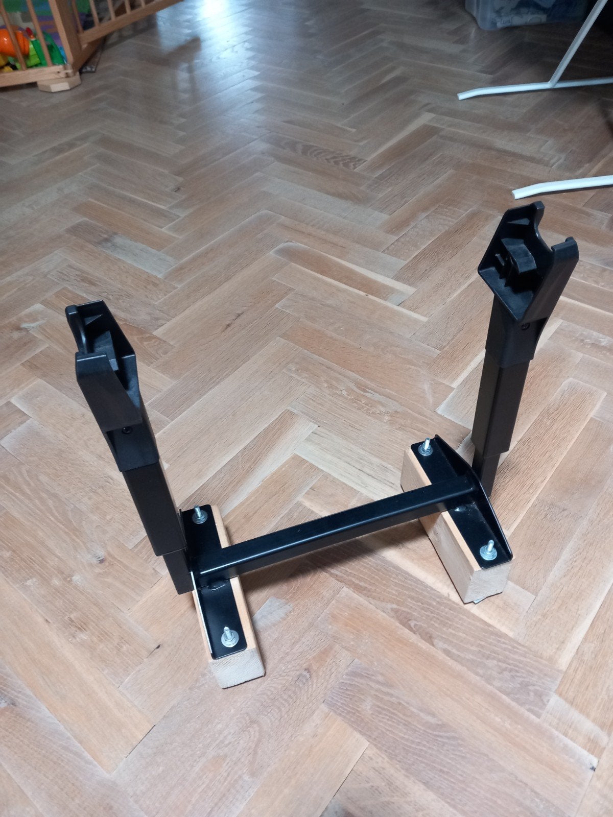 Steco Mini-Mee verende beugel voor Maxi-Cosi in de bakfiets, Overige merken, Gebruikt, Overige methoden, Ophalen of Verzenden