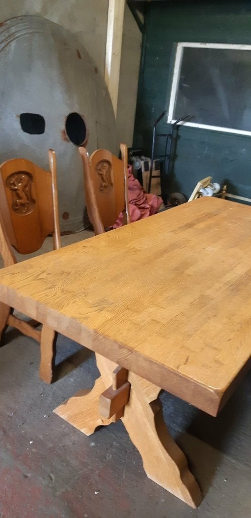Eiken Eethoek, Ophalen, Gebruikt, Eikenhout, 50 tot 100 cm