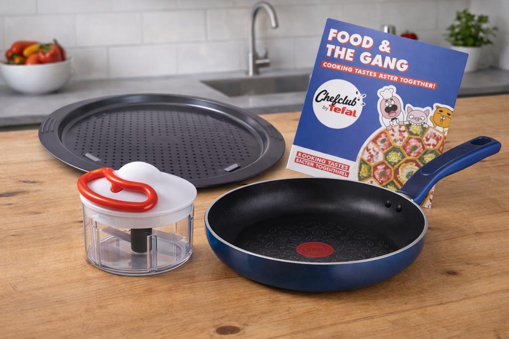 Chefclub by Tefal Set – Food & The Gang – Compleet – Nieuw, Huis en Inrichting, Keuken | Potten en Pannen, Gi, Hi@hotmail.com