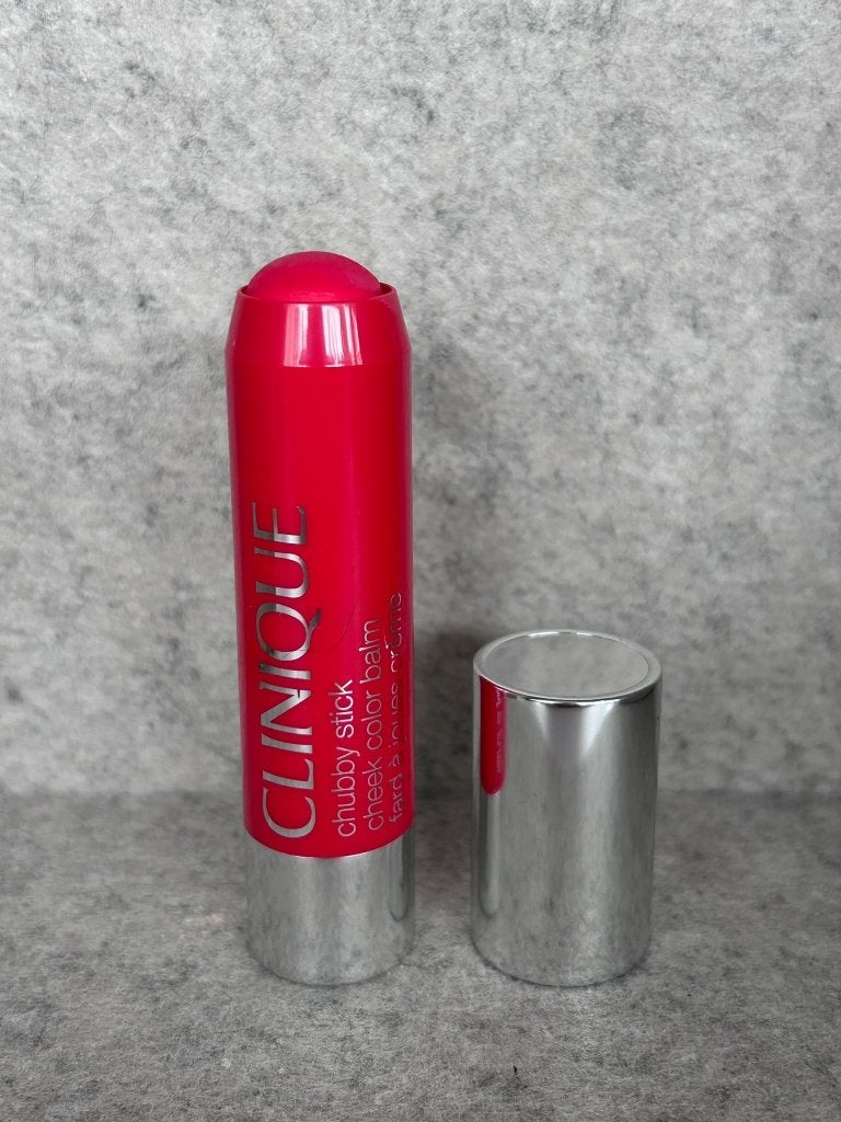 Clinique Chubby Stick Blush 08 Ramp'd up Rouge, Wangen, Ophalen of Verzenden, Zo goed als nieuw, Make-up
