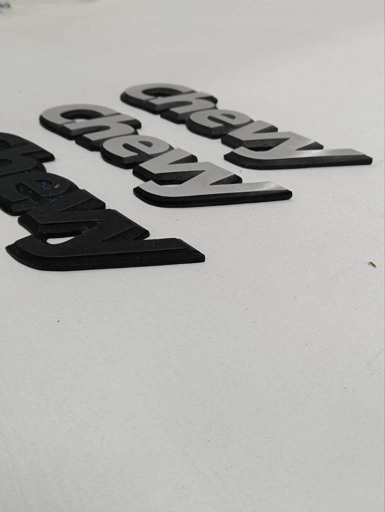 Chevy Embleem Chevrolet geadoniseerd aluminium, Ophalen of Verzenden