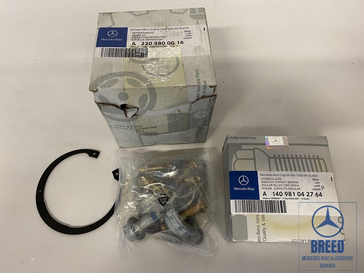 NOS reparatieset wiellager achter voor Mercedes-Benz W220, -, Nieuw, Ophalen of Verzenden, -