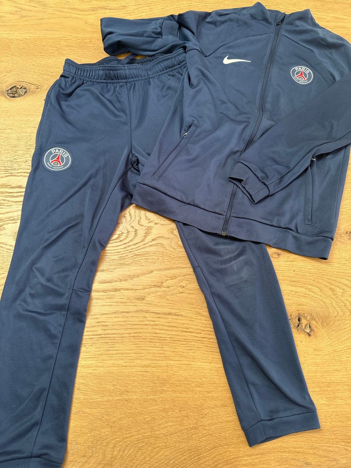 Origineel PSG Trainingspak Donkerblauw (137-147), Blauw, Overige maten, Ophalen of Verzenden, Voetbal