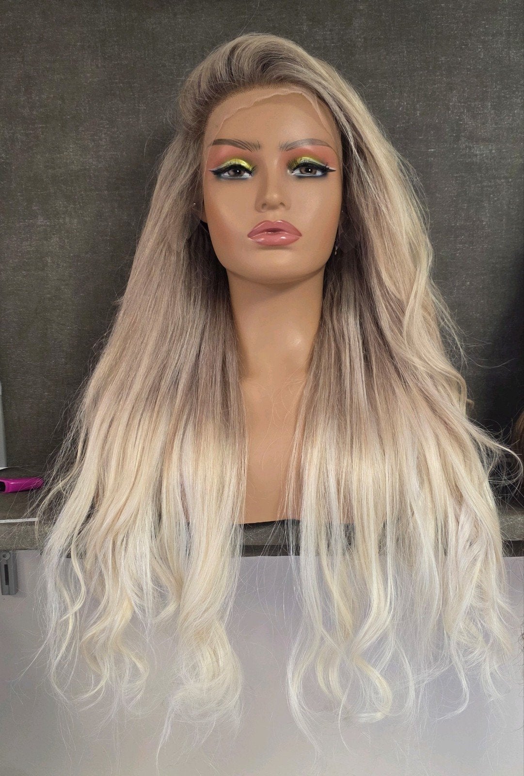 Lace wig echt haar, Sieraden, Tassen en Uiterlijk, Uiterlijk | Haarverzorging, Ophalen of Verzenden, Nieuw, Pruik of Haarverlenging