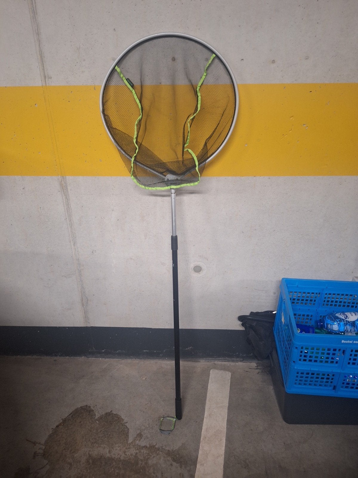 Nieuw schepnet visnet 46cm / 180cm - Pond net Visspullen, Watersport en Boten, Ophalen, Nieuw, Net of Fuik