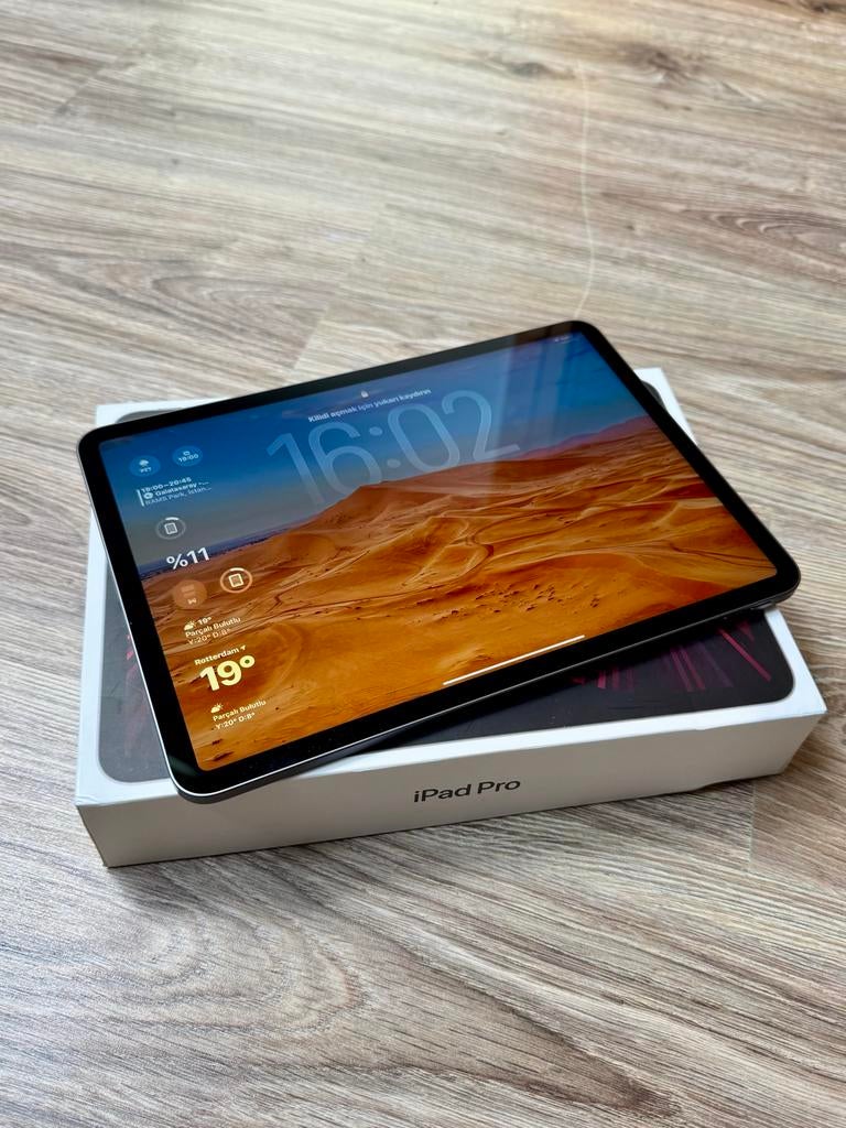 Apple iPad Pro (2021) 11 inch 128GB Wi-Fi, Ophalen of Verzenden, Zo goed als nieuw, 11 inch, Bescherming voor- en achterkant