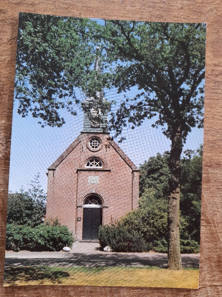 NIEUW ANSICHTKAART NED. HERV. KERK BAKKEVEEN, Ophalen of Verzenden, 1980 tot heden, Ongelopen