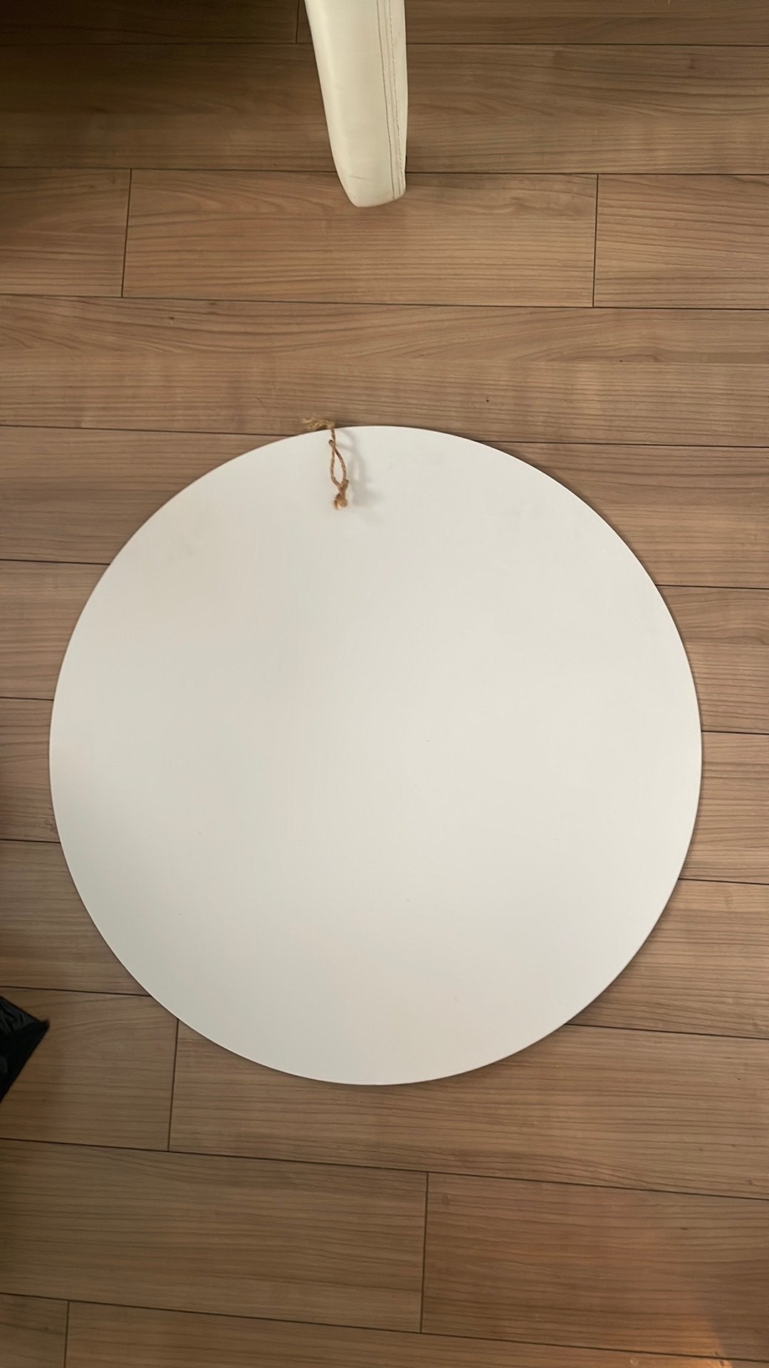 Magneetbord wit rond 60 cm, Ophalen, Zo goed als nieuw, Magneetbord