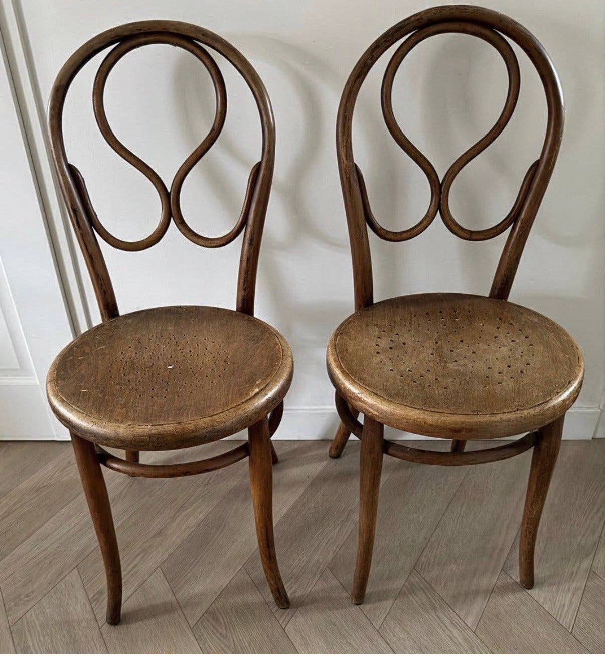4 Thonet zeldzame stoelen, Ophalen
