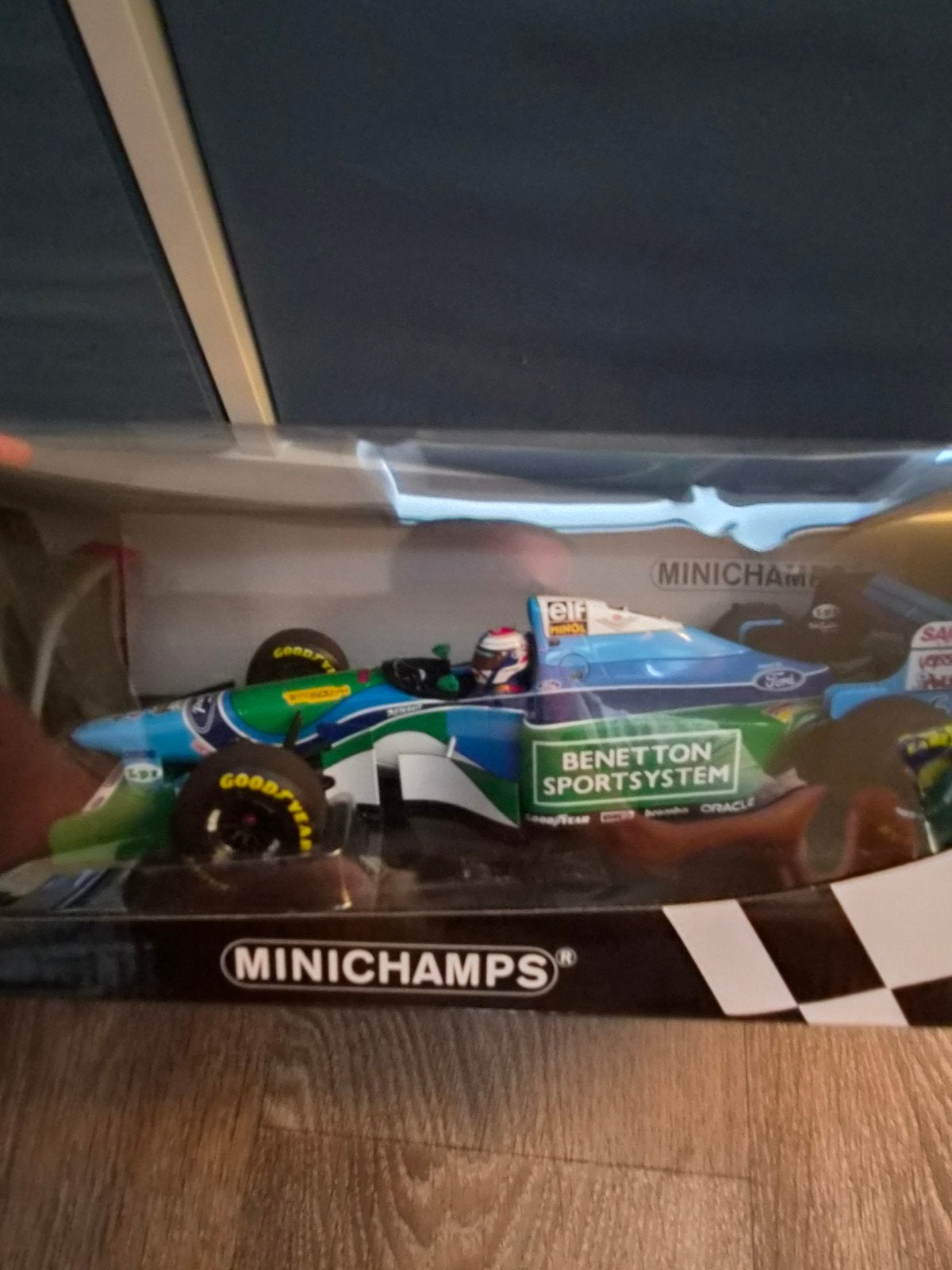 Minichamps 1/18 Benetton B194 Jos Verstappen Hungarian GP, Ophalen of Verzenden, Nieuw, Auto, MiniChamps