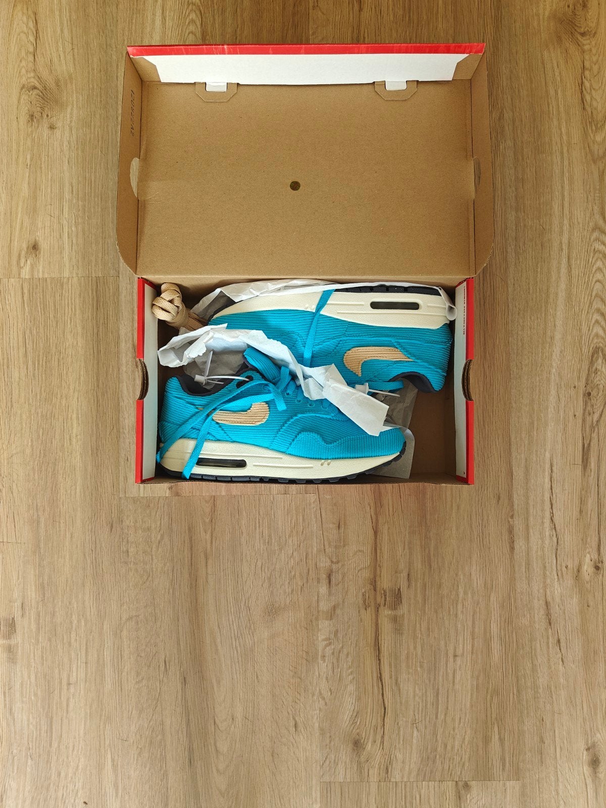 Nieuwe Nike Air Max 1 PRM 'Corduroy Baltic Blue' - Maat 39, Blauw, Nike, Nieuw, Ophalen of Verzenden