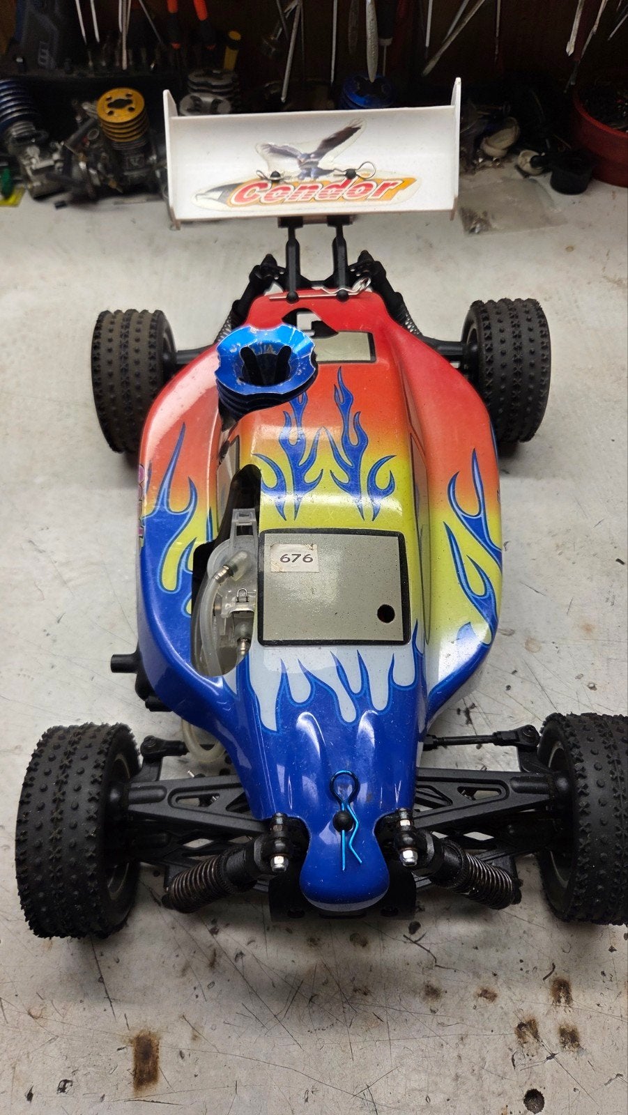 Te koop leuke condor, Ophalen of Verzenden, Gebruikt, Schaal 1:10, Nitro