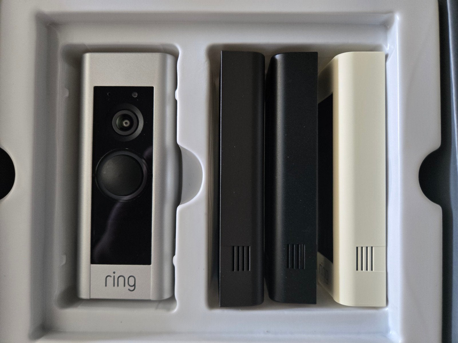 Ring Video Deurbel Pro met 2 Chime units ongebruikt, Nieuw, Ophalen of Verzenden, Compleet systeem, Overige soorten