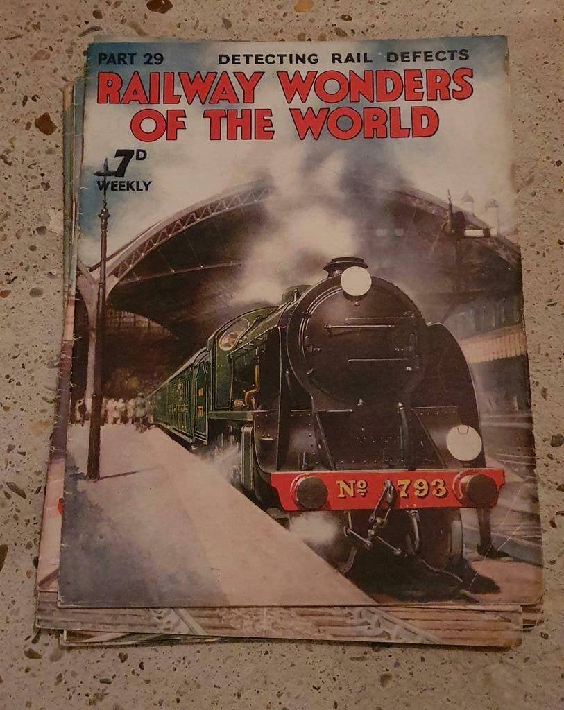 12x Railway Wonders of the World 1935, Ophalen of Verzenden, 1920 tot 1940, Tijdschrift