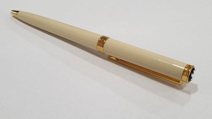 Montblanc ivoor-witte Balpen, zeldzaam, Zo goed als nieuw, Met doosje, Mont Blanc, Balpen