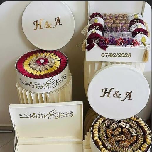 Complete set voor bruiloft, verloving en huwelijkscontract, Ophalen of Verzenden
