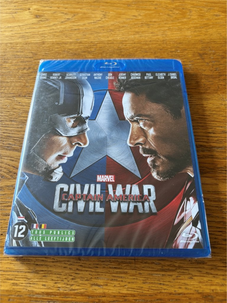 Blu-ray Captain America - Civil War - NIEUW in Seal, Cd's en Dvd's, Film, Science Fiction en Fantasy, Ophalen of Verzenden, Blu-ray