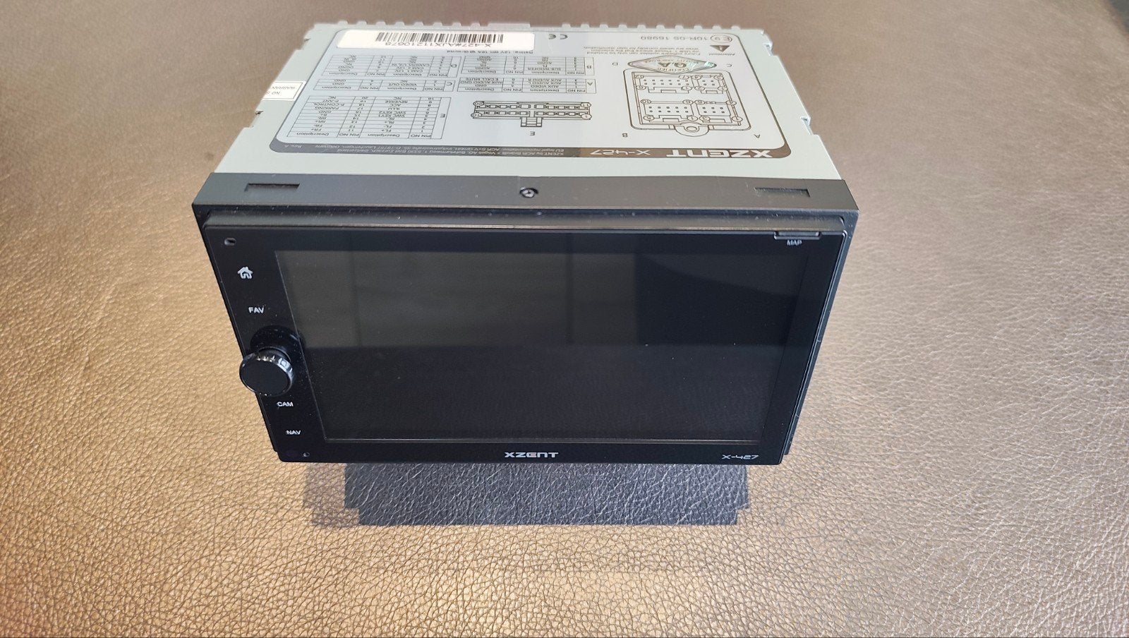 XZENT X-427 Autoradio met Navigatie en Afstandsbediening, Ophalen of Verzenden, Zo goed als nieuw