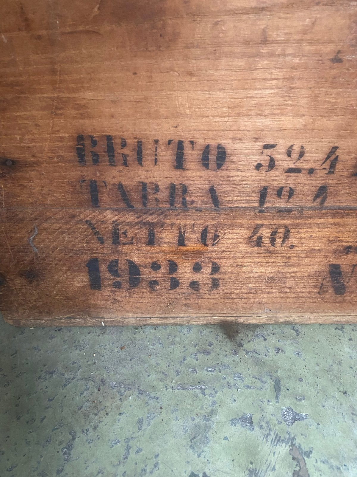 Unieke vintage houten theekist uit 1933, Antiek en Kunst, Ophalen