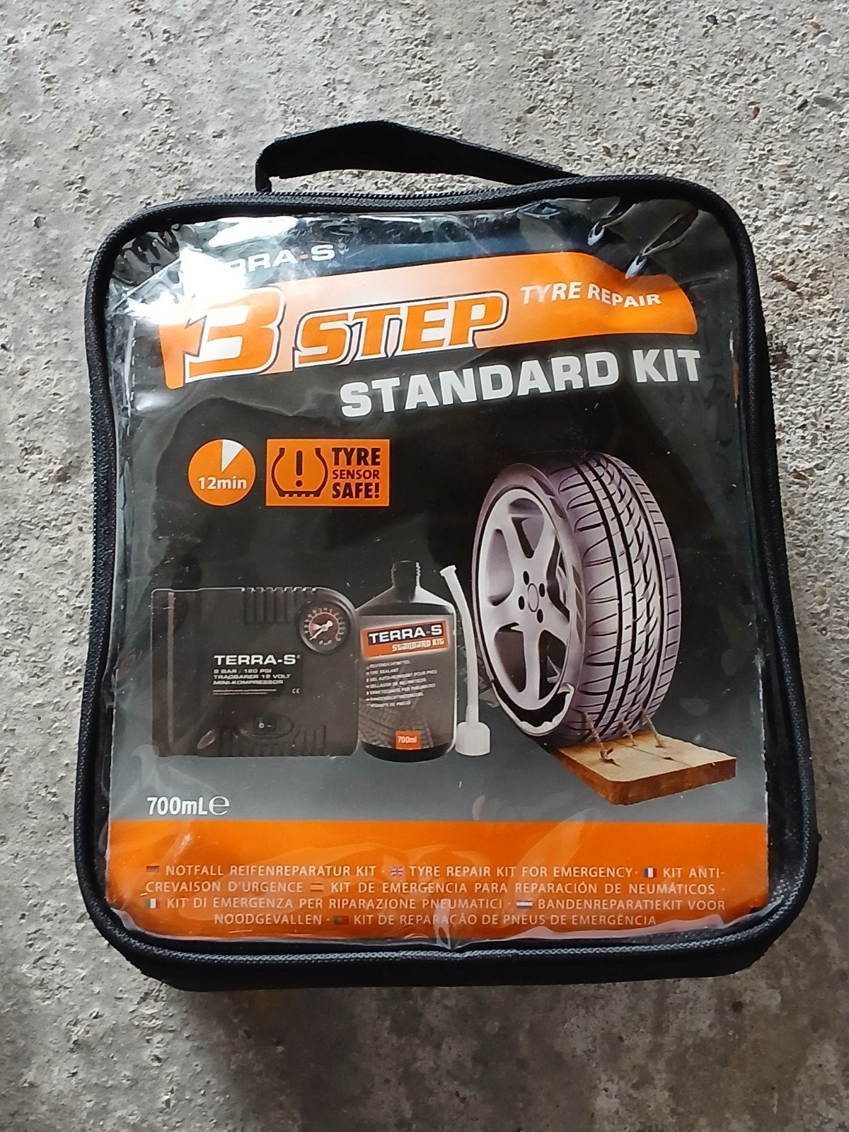 Terra-S 3 Step Tyre Repair Standard Kit, Ophalen, Nieuw