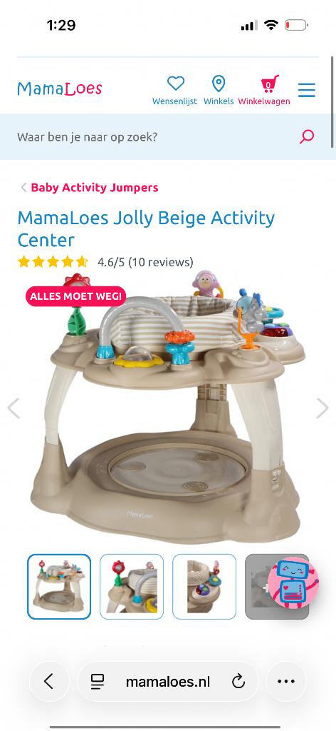 Baby activity center, Ophalen, Zo goed als nieuw, Overige typen, Met licht