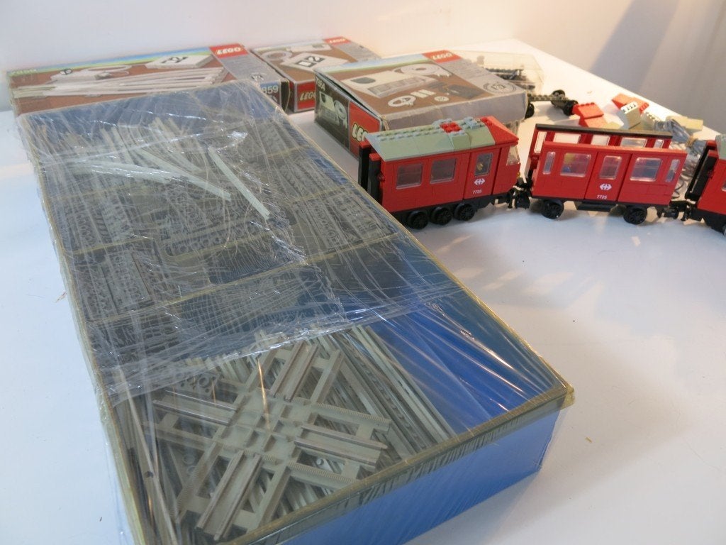 Vintage Lego passagierstrein 7725, Ophalen of Verzenden, Gebruikt