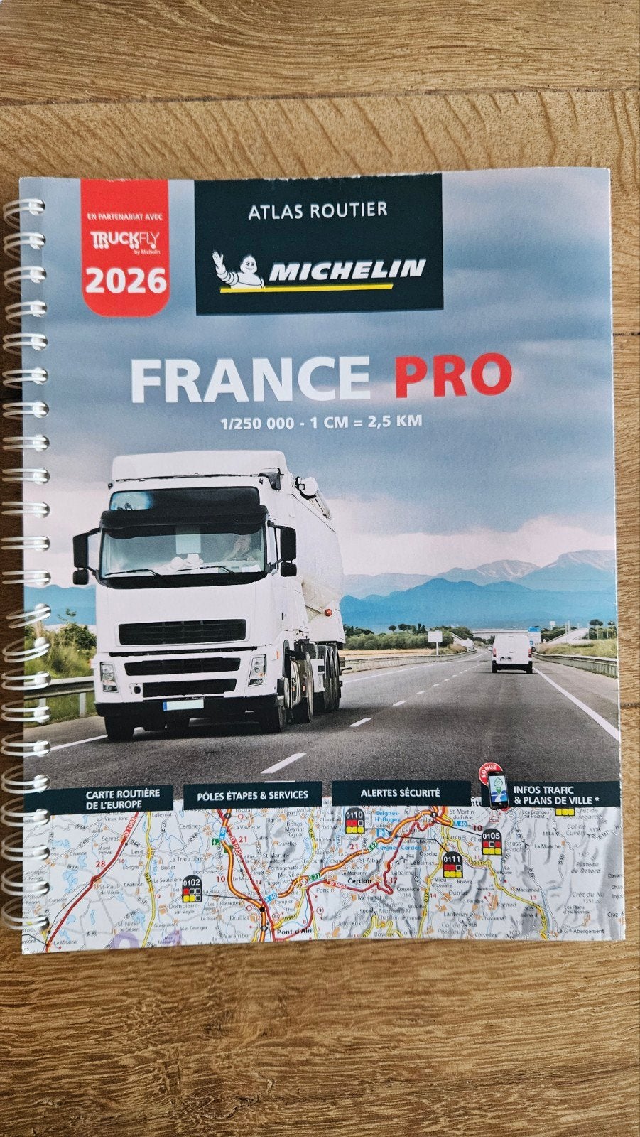 Michelin Atlas Routier France Pro 2026, Boeken, Overige atlassen, Ophalen of Verzenden, Zo goed als nieuw, Michelin