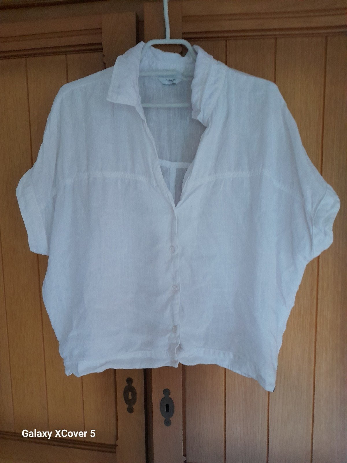 Witte linnen blouse van Penn&Ink valt als maat 42, Penn & Ink, Verzenden, Wit, Maat 42/44 (L)