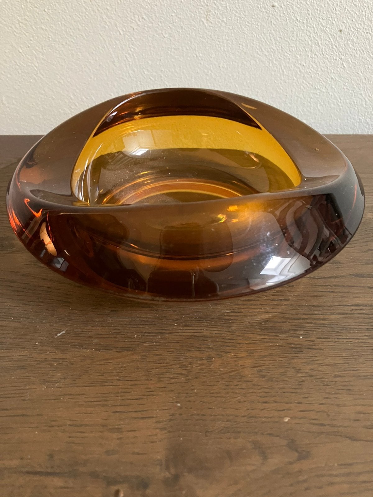 Vintage amberkleurige glas, Ophalen
