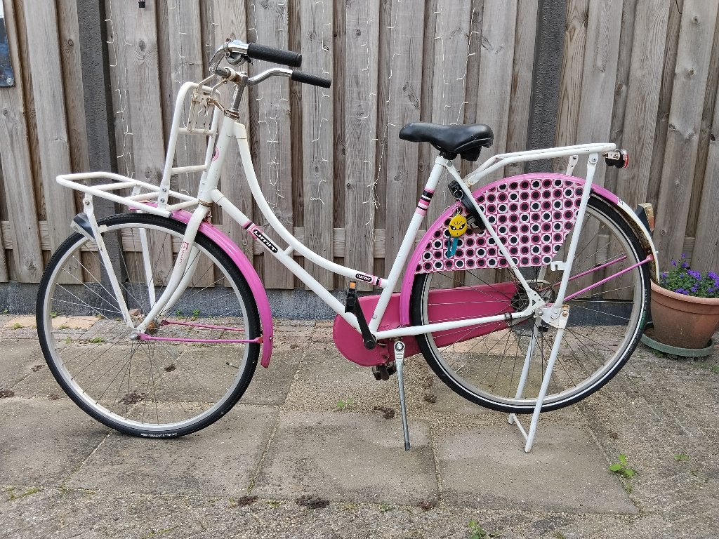 Limit contrast transport fiets 28 inch ook als stationfiets, Fietsen en Brommers, Terugtraprem, Gebruikt, 56 cm of meer, Ophalen